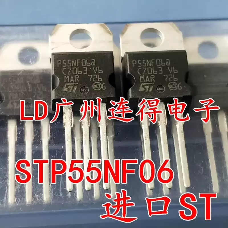 10-100-pecas-stp55nf06-p55nf06-55a60v-mosfet-para-inversor-novo-original-importado