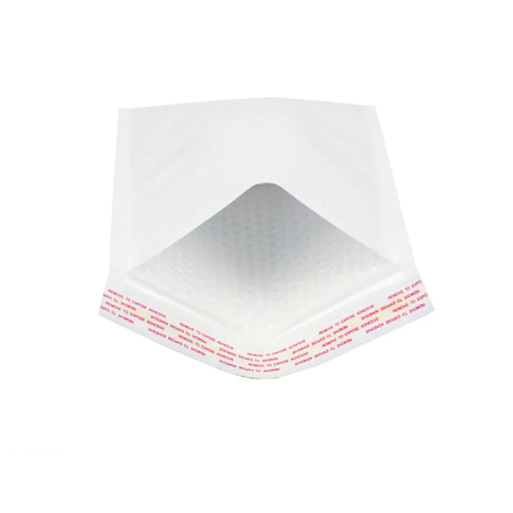 

150x180mm White Kraft Bubble Padded Envelopes Lightweight Mailers for Letters Documents Protection Office Home School Pearl Film