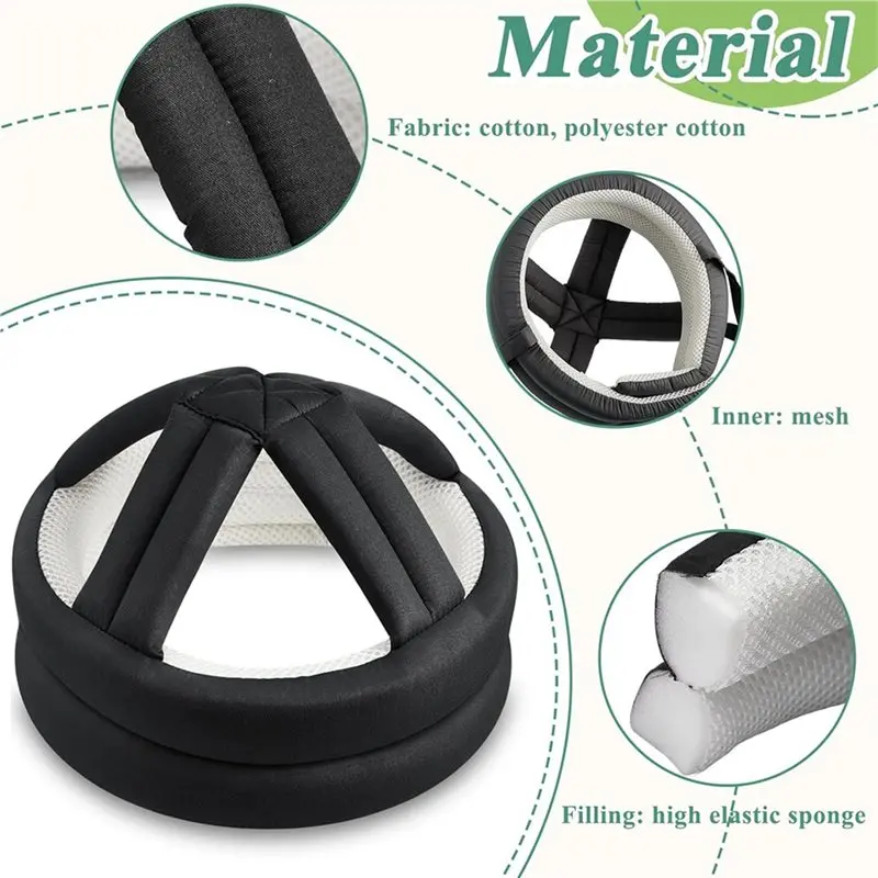 AS96-2X Anti Fall Elder Head Safety For Adults Special Needs Thick Soft Protective Hat Adjustable