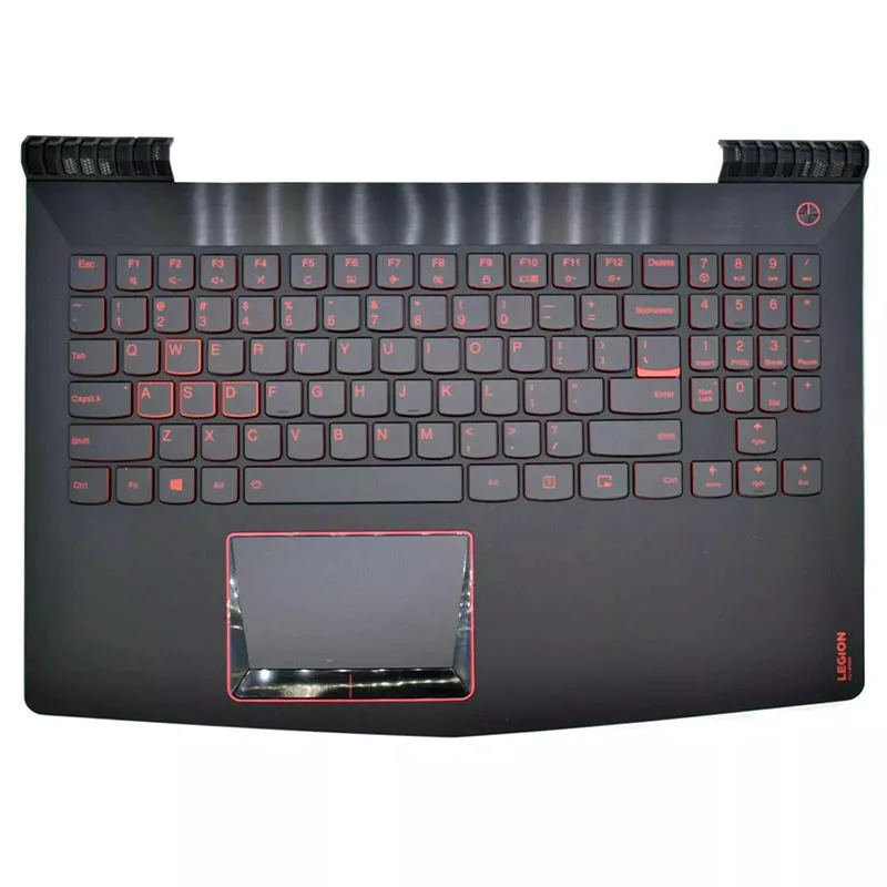 Funda superior trasera Lcd para Lenovo Legion Y520-15IKB, cubierta trasera, bisel, reposamanos, teclado, Base, negra, R720-15IKBN