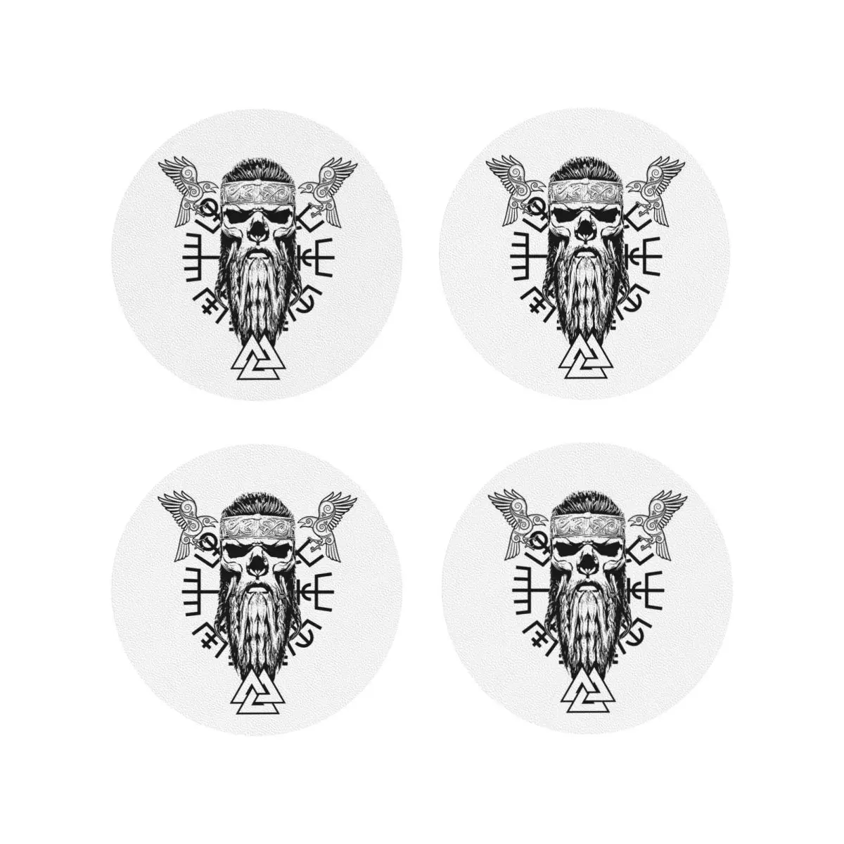 Viking Skull With B… - image