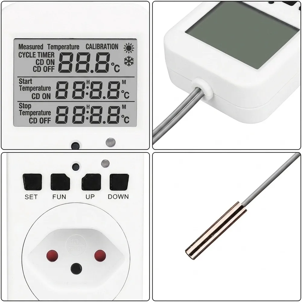 For Night-time Monitoring As Picture Temperature Controller Heating Timer Device Heating Cooling Controller For