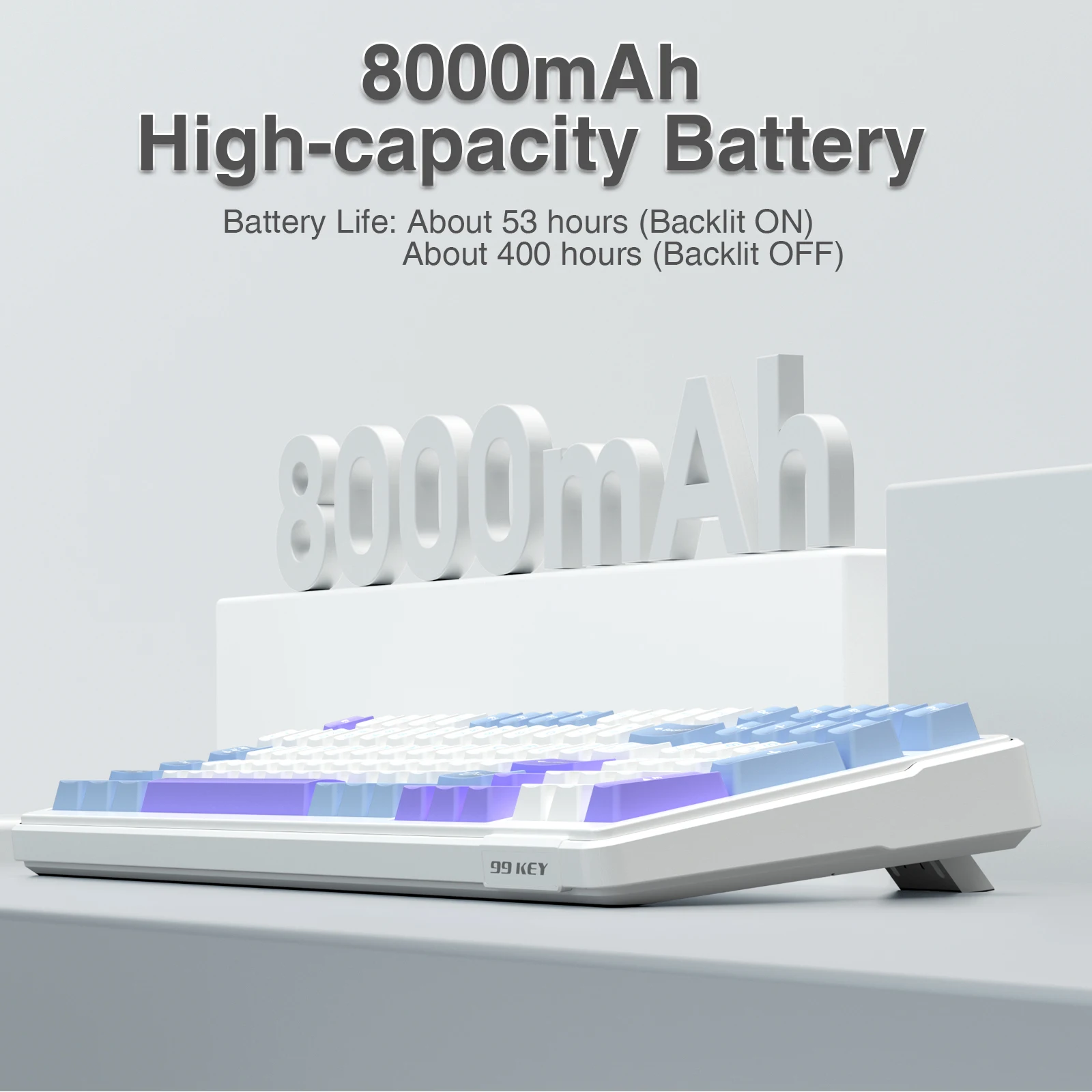 AULA F99 Wireless Mechanical Keyboard Tri-Mode Hot Swappable Custom Keyboard Gasket Structure for PC/Tablet/Xbox/PS4/PS5