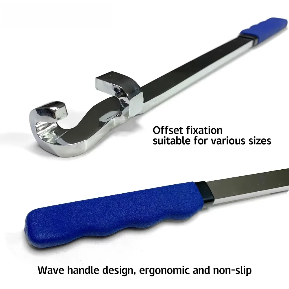 Wrench Extender Tool Bar Universal Torque Adaptor Wrench Extension Torque Amplifier Spanner Extender for Home Car Repair Tool