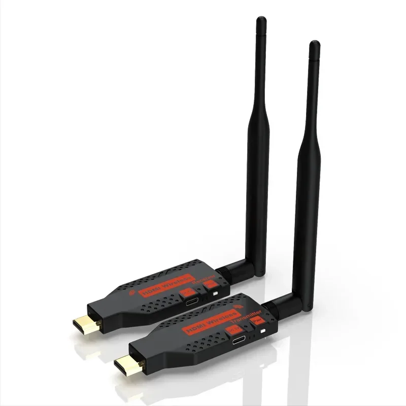 

100M Wireless Wifi HD Extender Video Transmitter Receiver TV Stick Display Adapter Share for Camera Laptop PC To TV Projector