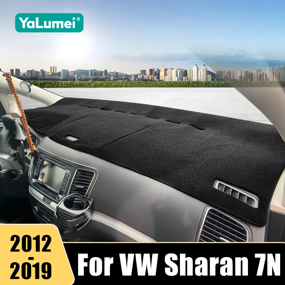 

For Volkswagen VW Sharan 7N 2012 2013 2014 2015 2016 2017 2018 2019 Car Dashboard Cover Mat Instrument Carpet Pad Accessories
