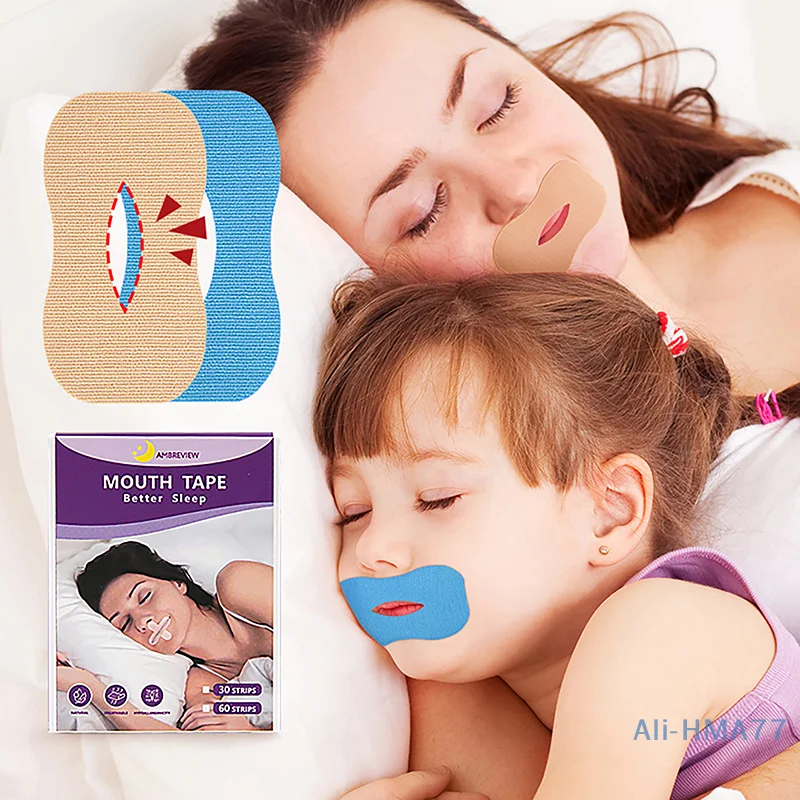 10/30Pcs O-shaped Anti-Snoring Stickers Adult Children Preventing Mouth Breathing At Night Mouth Correction Sticker Tape