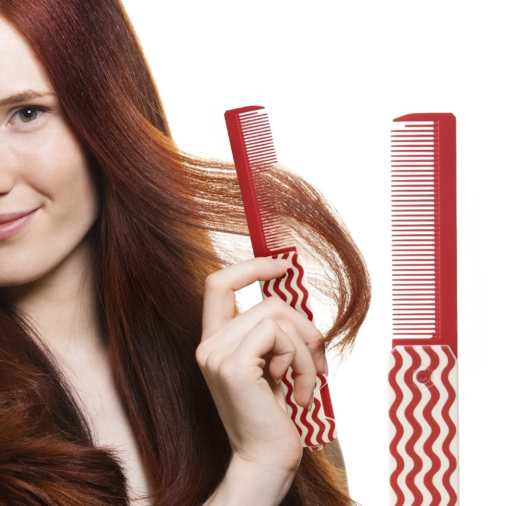 

Multifunctional Portable Folding Hair Comb Wide Tooth Hair Brush Men Oil Head Comb Styling Tools Mini Pocket Beard Combs Salon