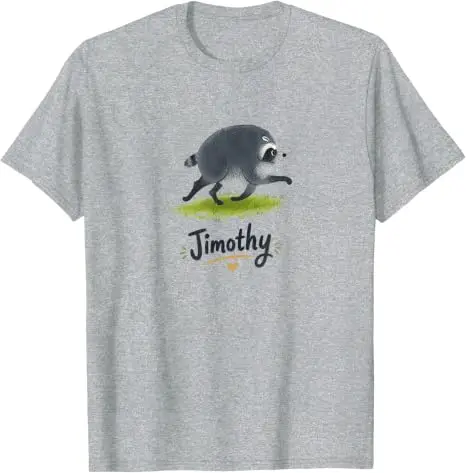 Jimothy Raccoon I Shaped Like Ball Short Spine Lustiges Geschenk-T-Shirt Y2k Trash Panda Wildlife Graphic Saying Tee HOT JIMOTHY Summer – Detail 23