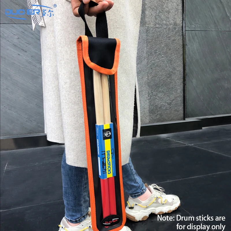 الترويجية اللون شفافة عصا طبل حقيبة رف طبل المطرقة حقيبة مقاوم للماء كتف واحد المحمولة يده 1 زوج 4 زوج Dru