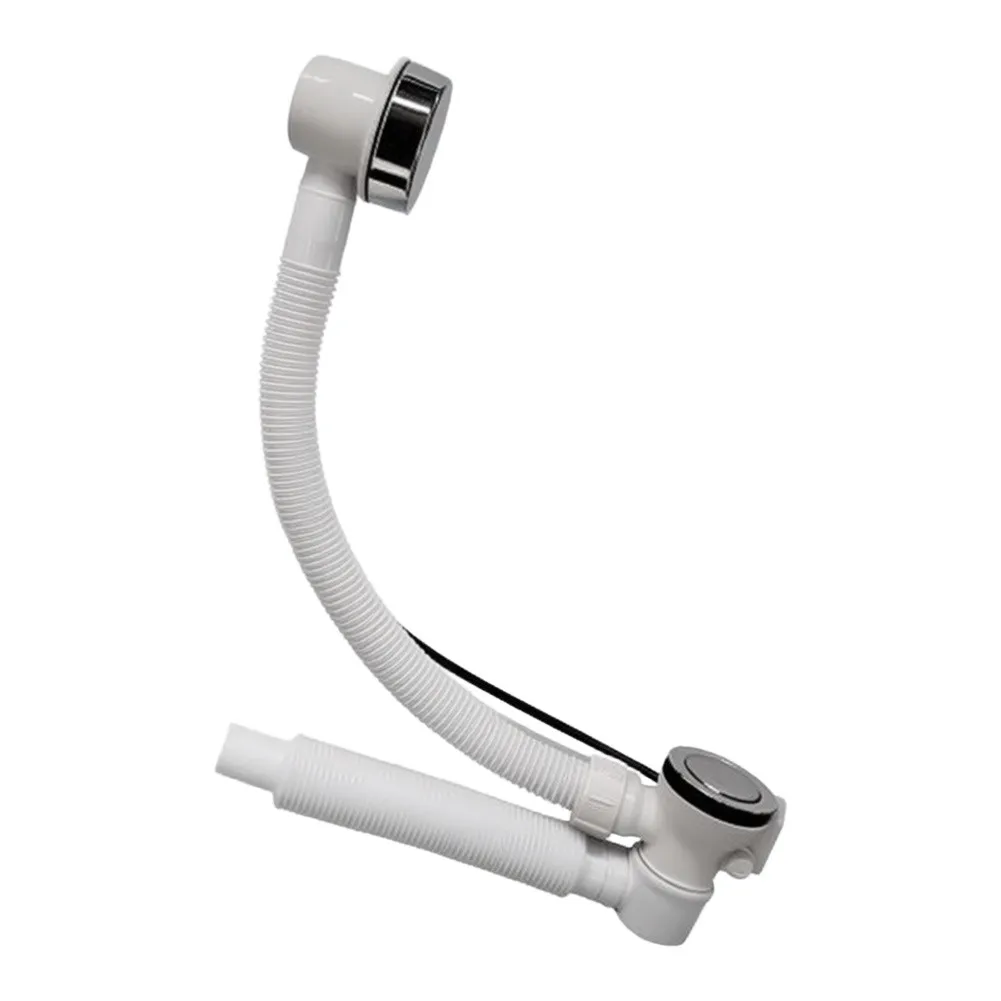 For Daily Bathing Use Bath Waste With Overflow Plastic Tub Drain Modern Design Leakage Gasket Erosion Resistant