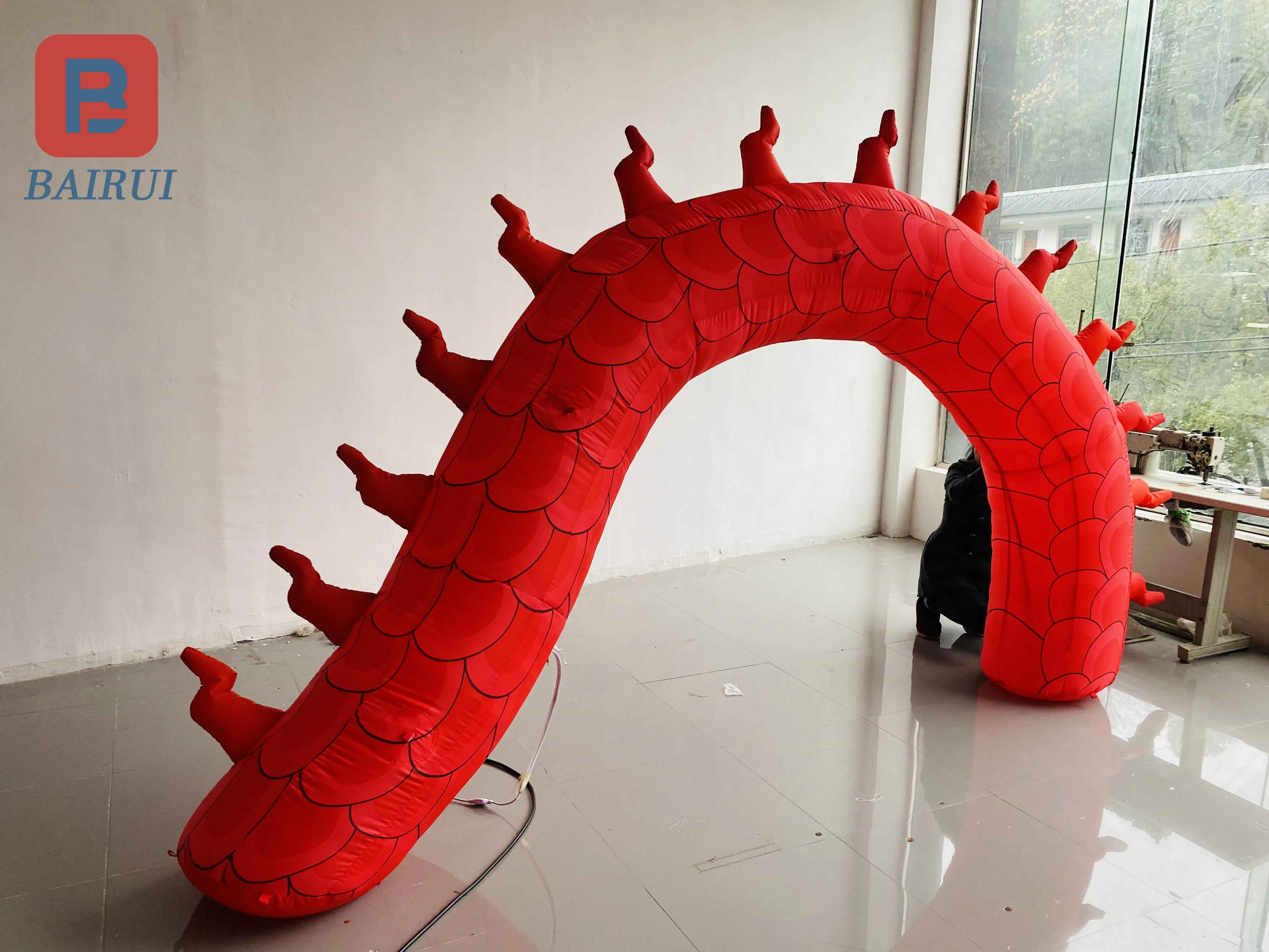 Cartoon Inflatable Dragon Year Mascot Air Model Chinese Dragon New Year Zodiac outdoor commercial decoration props