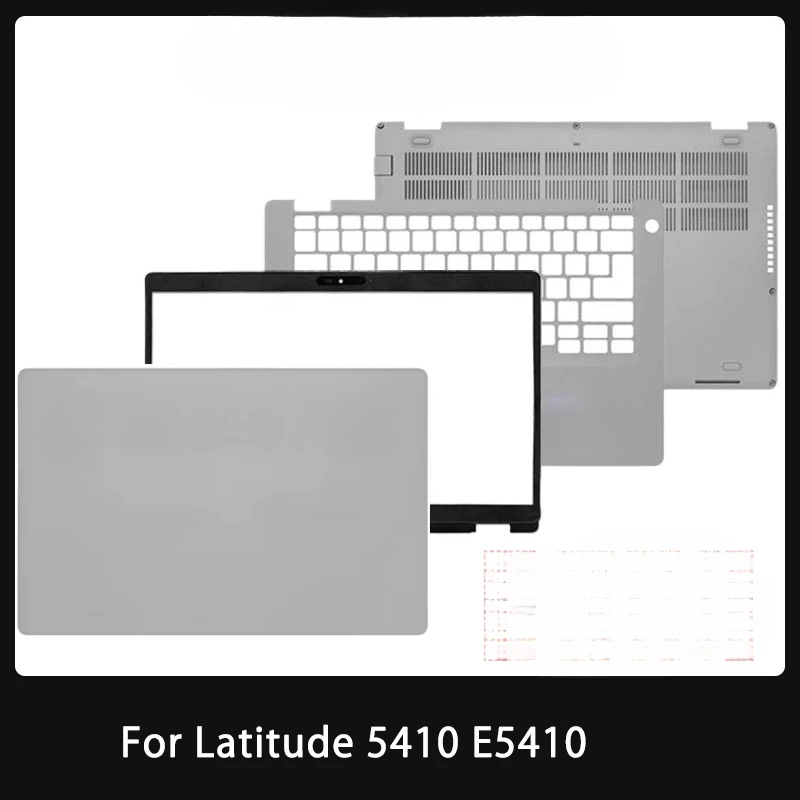 hc-nuovo-sostituire-caso-per-latitude-5410-e5410-lcd-della-copertura-posteriore-lunetta-anteriore-palmrest-parte-superiore-inferiore-alloggiamento-inferiore-caso-0nkpm7-00w819-silv