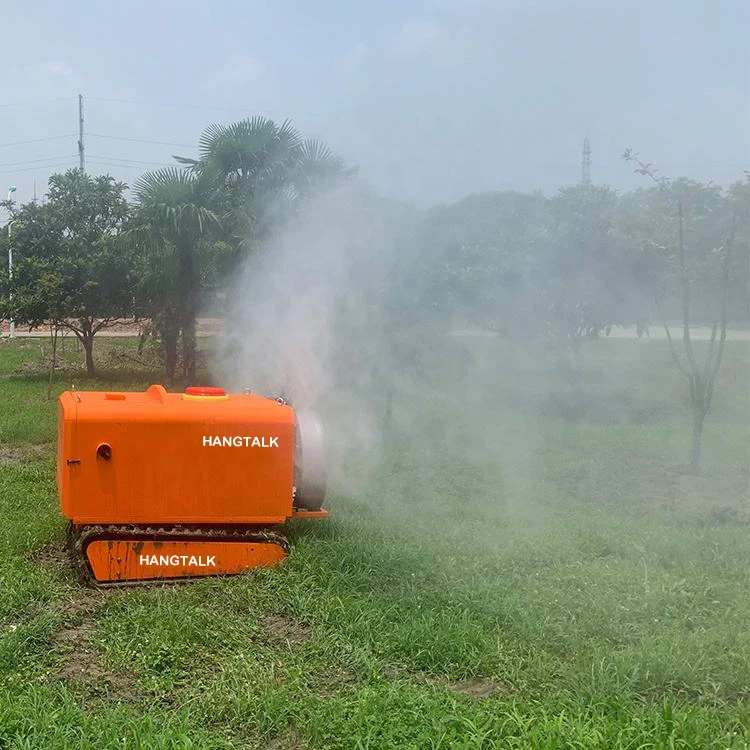 Robot penyemprot remote kontrol pertanian kebun anggur dan kebun untuk petani