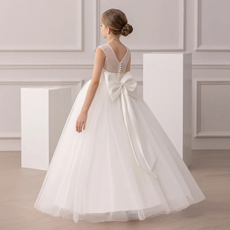 

Bridesmaid Wedding Dress Flower Girl Princess Dress Elegant Girls Party Dresses Piano Performance Gown Children's Prom Dress