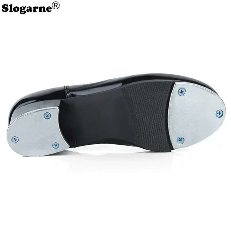 2026 New Women Tap Shoes Top Soft Leather Dance Sneakers Girls Tap Dance Shoes Students Men Tap Shoes Large Size Dance Footwear - view 6