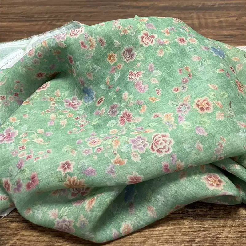 

Pure ramie fabric is used to make shirts, dresses, and DIY sewing fabrics
