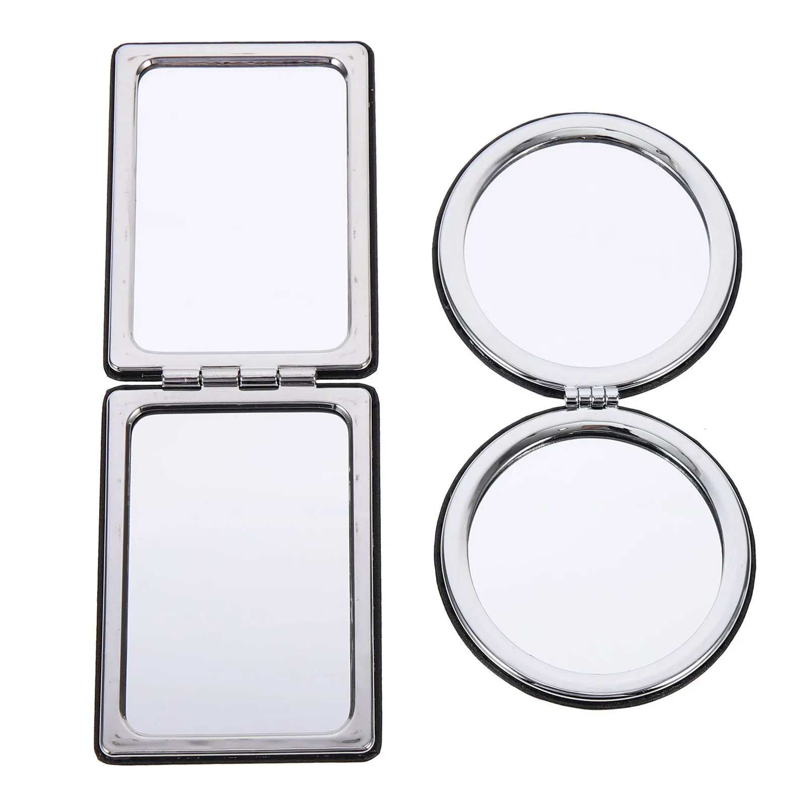 

2Pcs Folding Compact Makeup Mirrors Small Portable Double-Sided Pocket Mirror Travel Outdoor Purse Mirror Small Makeup Mirrors