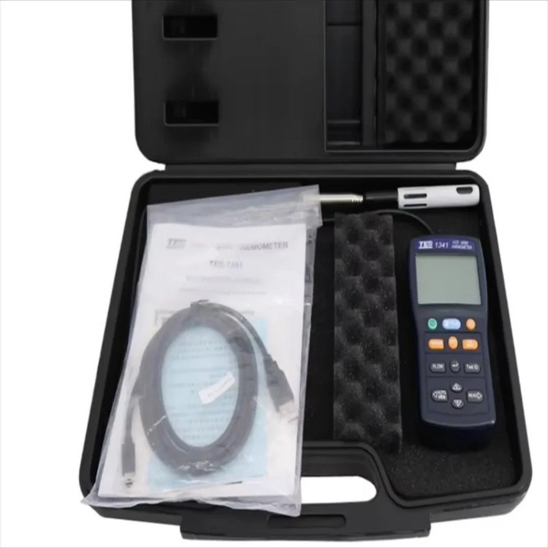 TES1340 Thermal Anemometer High-Precision Handheld Thermal Wind Speed Measurement Instrument 5
