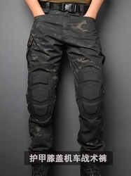 Outdoor Spring and Autumn Winter Riding Camouflage Tactical Work Pants Men's   Fans Outdoor Clothing