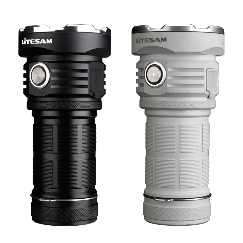 

Litesam PS50 LED Flashlight Powerful 10000lm 32650 Battery Lanterna USB C Rechargeable Torch Outdoor Light