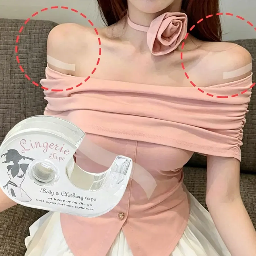Invisible Clear Bra Strap Holders Anti-Slip Shoulder Strap Tape Gasket for Slipping Straps Fixer Holder Women Lingerie Accessories
