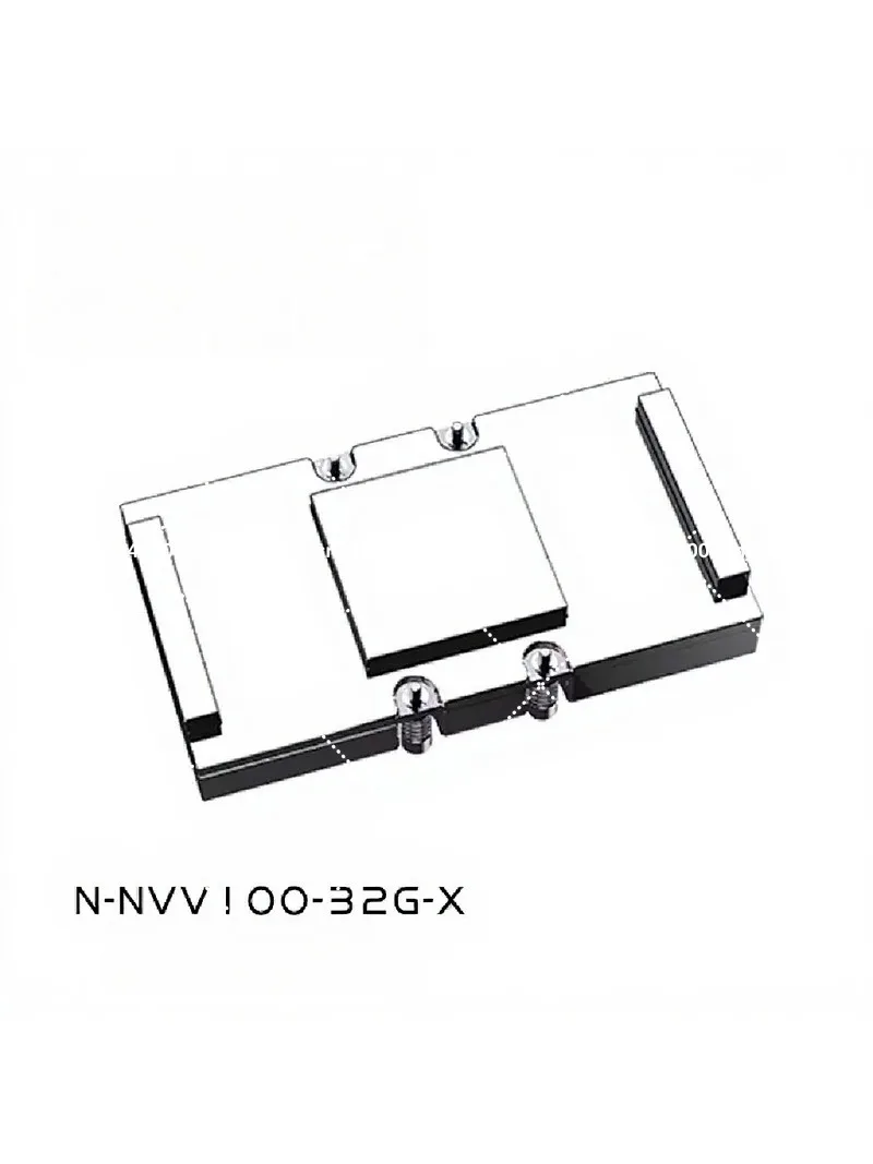 Full‑Copper GPU Water Cooling Heatsink Radiator, Liquid Cooling Block for SXM2 Form Factor V100 Computing Card