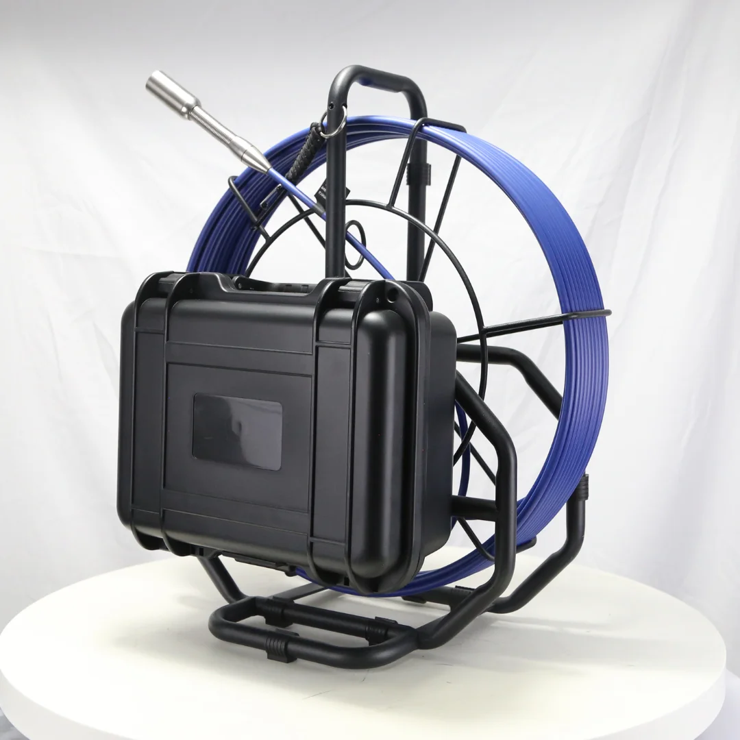 Telecamera per fognature OEM 720P 1080P Localizzatore DVR 512 opzionale Funzione WiFi con telecamera per ispezione tubi con schermo LCD da 9"