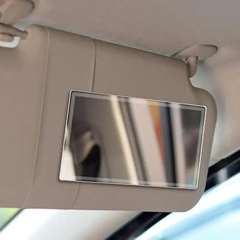 15x8cm large car sun visor, car interior rectangular makeup mirror, beauty mirror, car accessories
