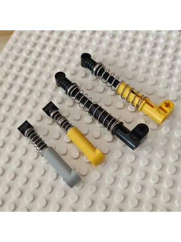 Building Block Compatible Lego Hard/soft Spring 10PCS High-tech Shock Absorber Hard/soft Spring for Motor Vehicle MOC Building Block Part Compatible with Lego 92592 18404 76138
