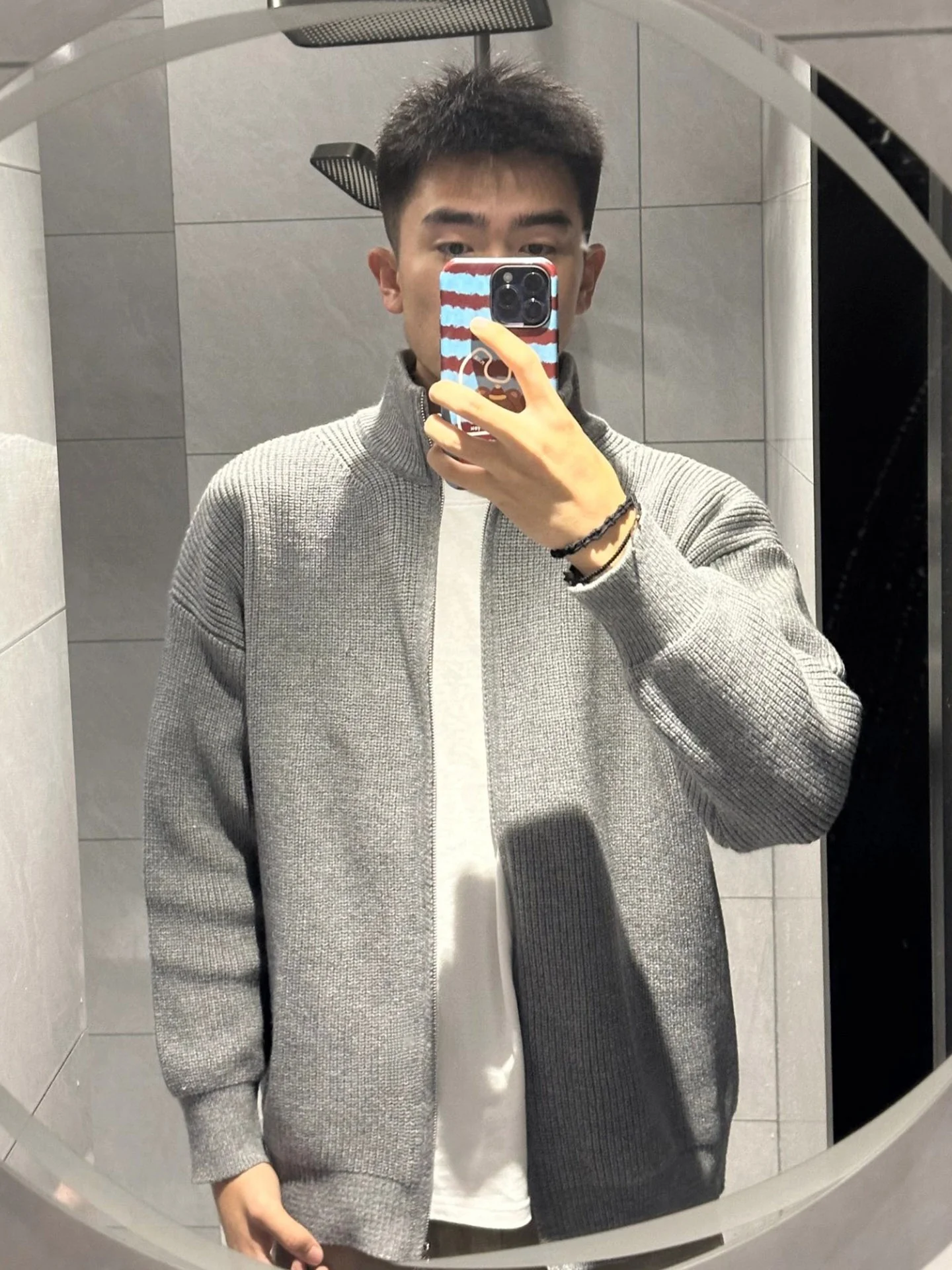 

Cleanfit ey Stand Collar Open Cardigan Sweater Men's Loose Comfortable Soft Knitted Outerwear Autumn Faion Casual Wear