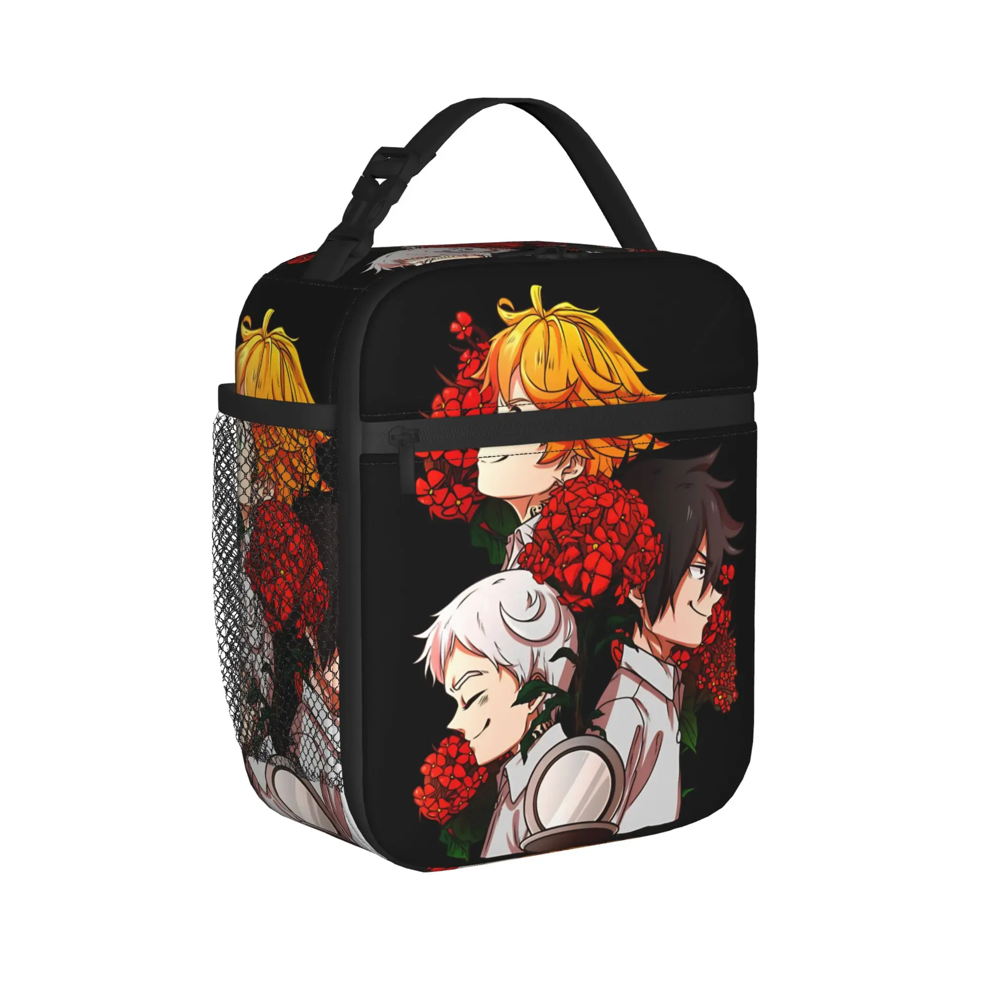 The Promised Neverland Hope Lunch Bag  Leisure Lunch Box School Convenient Thermal Tote Handbags Oxford Custom Cooler Bag