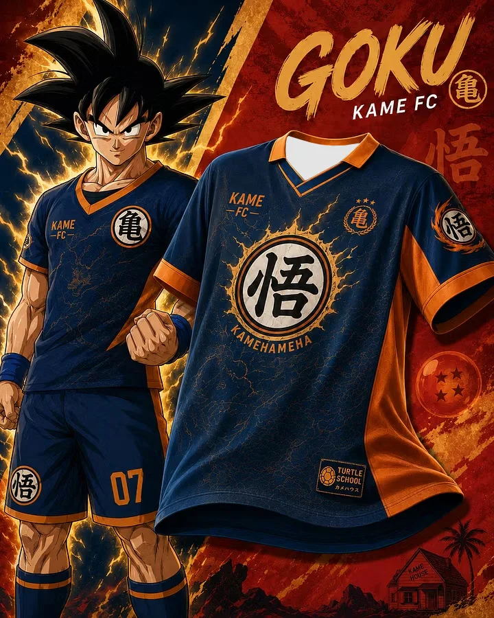 Dragon Ball Saiyan Vegeta bedrucktes Fußballtrikot für Herren, atmungsaktives, schnelltrocknendes T-Shirt mit kurzen Ärmeln, passende Familienkleidung. – Detail 4