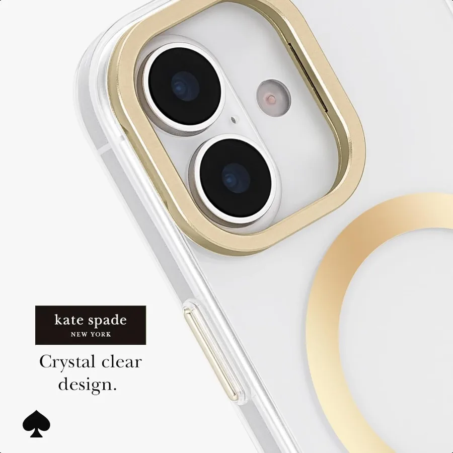 حافظة iPhone 17 مع حامل كاميرا متوافقة مع حافظة هاتف MagSafe Designer Icon Clear #3