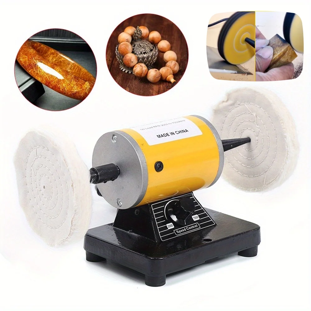 

5 дюймовJewelryBenchGrinder110To240VGlobalVoltageToolOnlyForGemMetal Craft DIY Полировальная машина