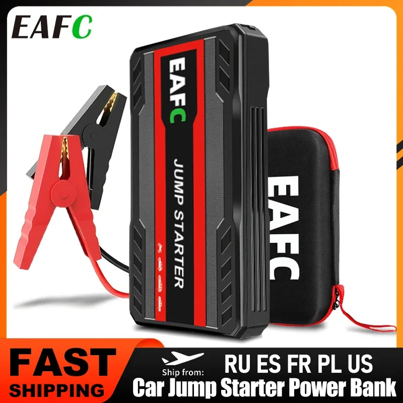 Batterie de démarreur de saut de voiture, batterie externe 600A pour démarreur de voiture, Booster d'urgence Portable 12V, dispositif de démarrage automatique essence Diesel