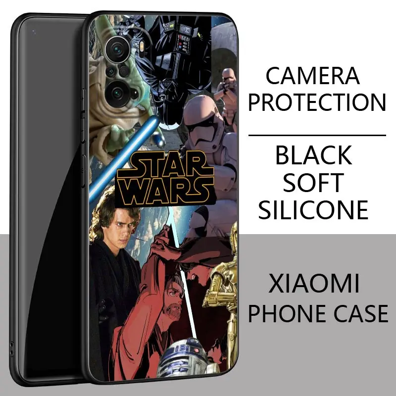 Starwars Georgelucas Yodas Poco F6 Pro Fundas Xiaomi Poco X3 NFC X6 X4 X5 M4 M5 M6 F3 F4 F5 14 13T Pro 전화 케이스 뒷면 커버