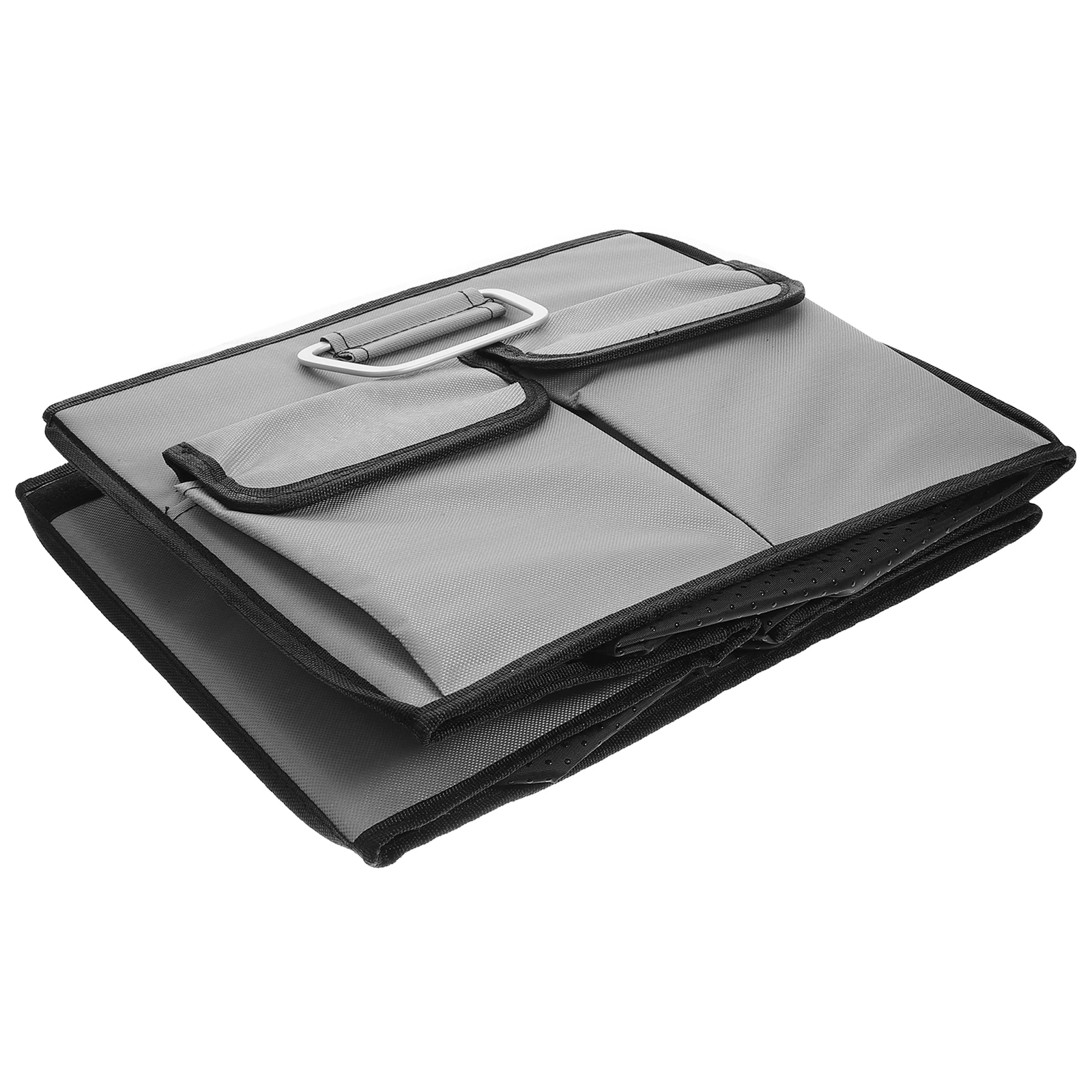 

Collapsible Storage Box 1680D Oxford Cloth Aluminum Alloy Car Truck SUV ganizer Bags Home Storage Solutions Large Capacity