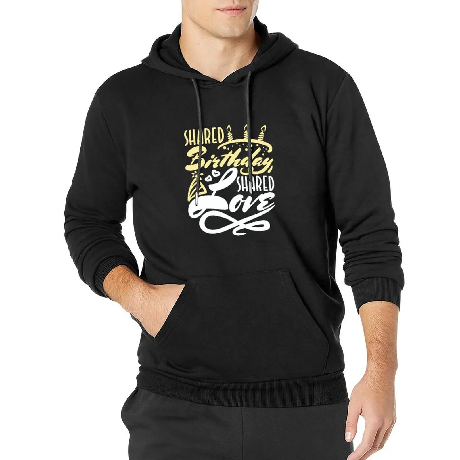 Birthday Twin Shared Birthday Shared Love Pullover Hoodie aesthetic clothing hoodie