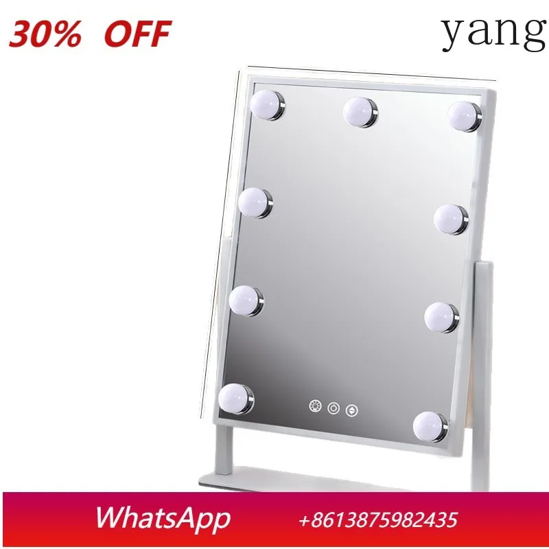 

Yjq makeup mirror smart desktop desktop dressing special fill light super bright mirror