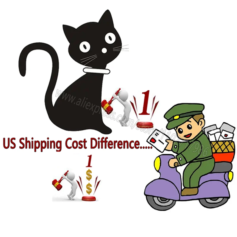 

Разница в стоимости доставки. Почтовые расходы в долларах США, чтобы компенсировать разницу.