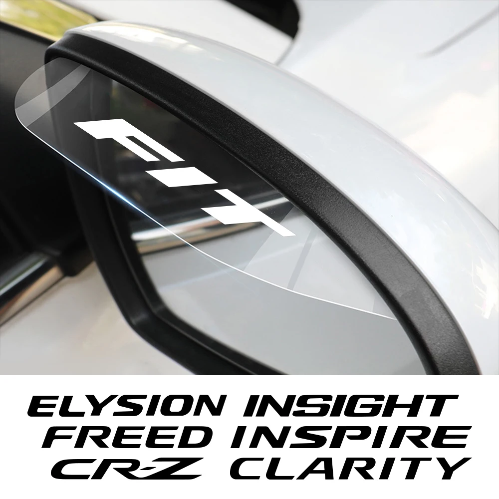 For Honda Fit Insight Freed Elysion CR-Z Inspire Clarity NSX Mobilio SI Car Rain Eyebrow Rainproof Tuning Exterior Accessories