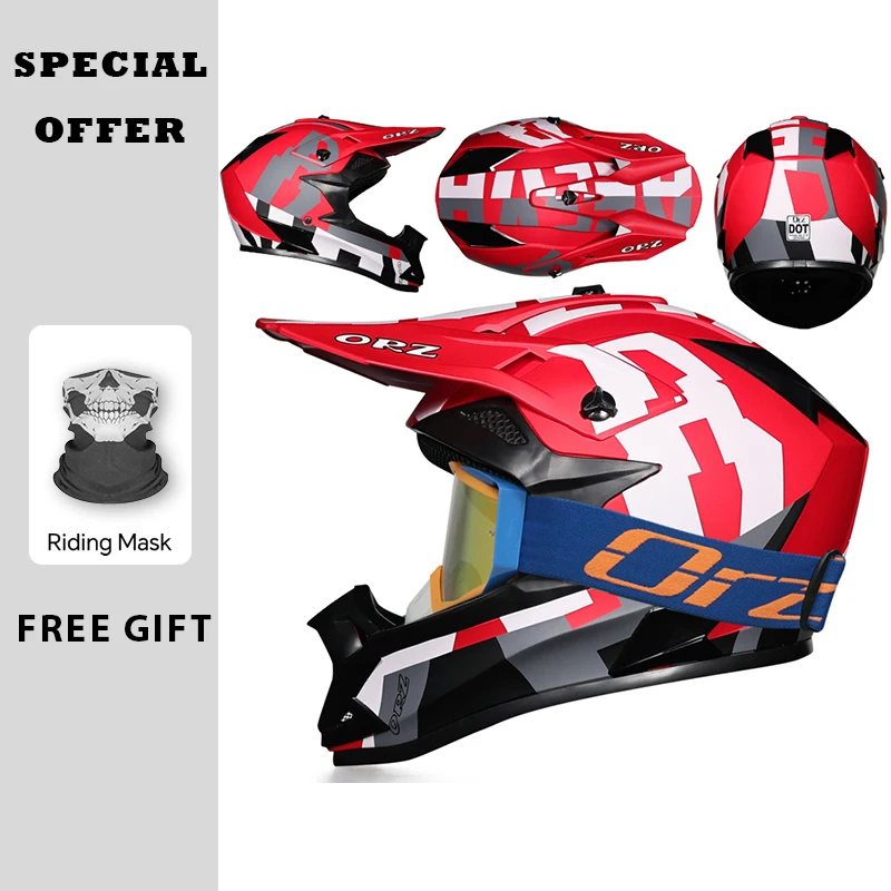 プロレーシングモトクロスヘルメット軽量オフロードヘルメットオートバイダートバイククラシック ATV MTB ヘルメット機器