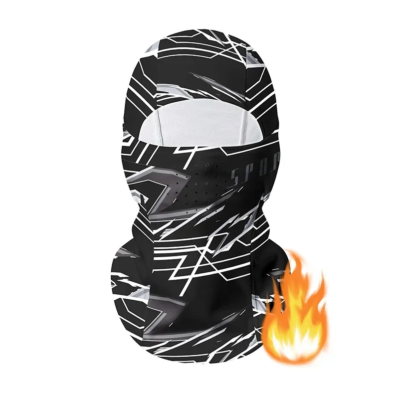 Winter Unisex Balaclava Soft Fleece Lining Warm Breathable Full Face Ski Mask Sublimation Printed Spandex/Polyester Character