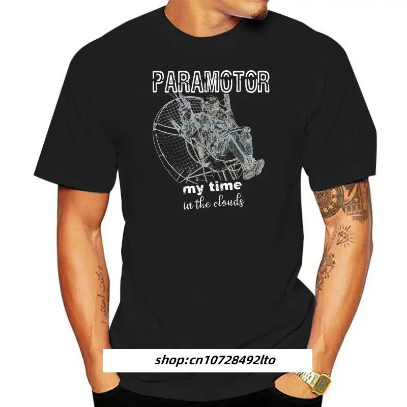 Paramotor Shirt Paramotor Gift PPG Powered Paraglider Shirt Black Unisex