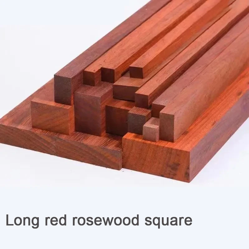 Long Strips Of Red Rosewood Hard Wood Square Strips Diy Handmade Model Making Carving Materials Crafts Wood