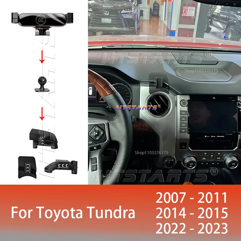 Autotelefon halter Mobile Mount Ständer für Toyota Tundra 2013-2017 verstellbare GPS spezielle Navigations halterung Zubehör