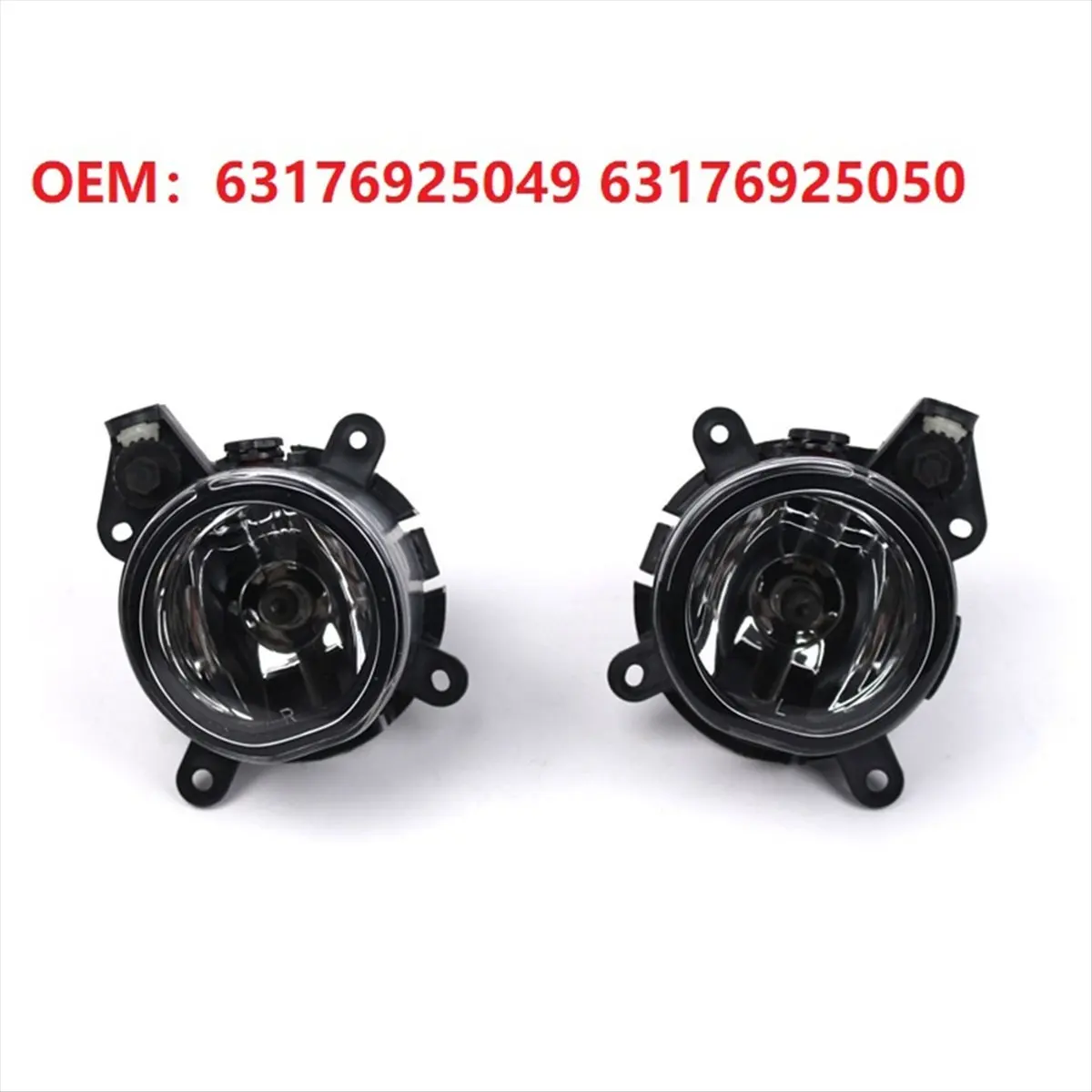 #23T Set of Right and Left Fog Light Lamp For Mini Cooper R50 R52,63176925049,(ABS)
