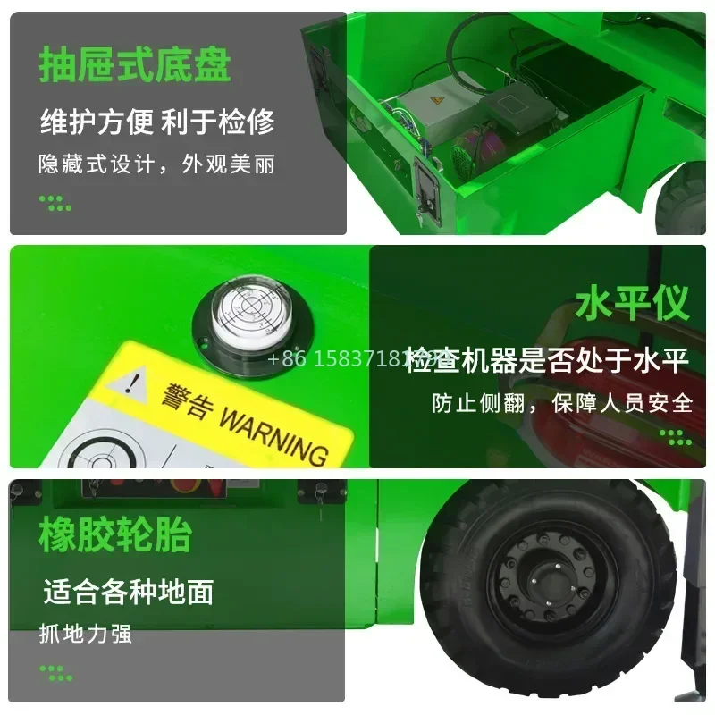 China Lift Platform Portable Scissor Table Track Scissor Lifting Cart Hydraulic Manual Table Mobile Lift Platform Aerial Works