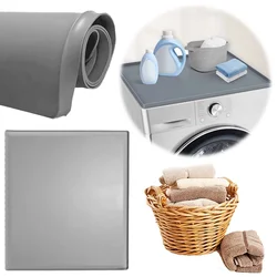 Silicone Washing Machine Top Cover Non-Slip Top Washer Or Dryer Cover Scratch Resistant Washing Machine Cover Mat Heat Resistant